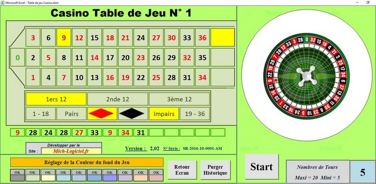 Table de Casino