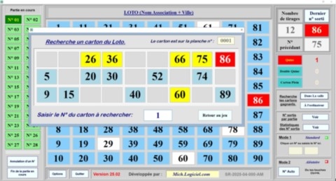 Gagnant dans la salle N°